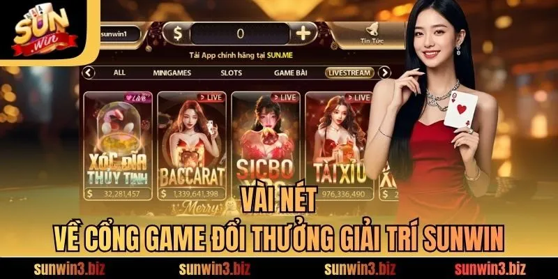 Vài nét về cổng game đổi thưởng SUNWIN